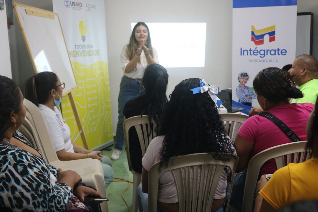 Emprendedores en el Campamento de Innovación TechLab en Barranquilla, Colombia