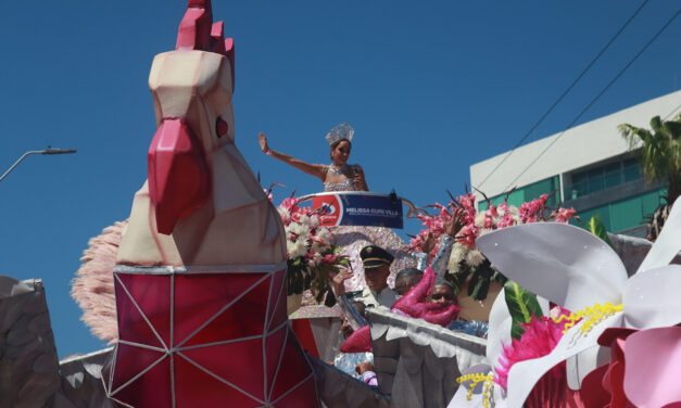 Una Batalla de Flores en el Carnaval de Barranquilla