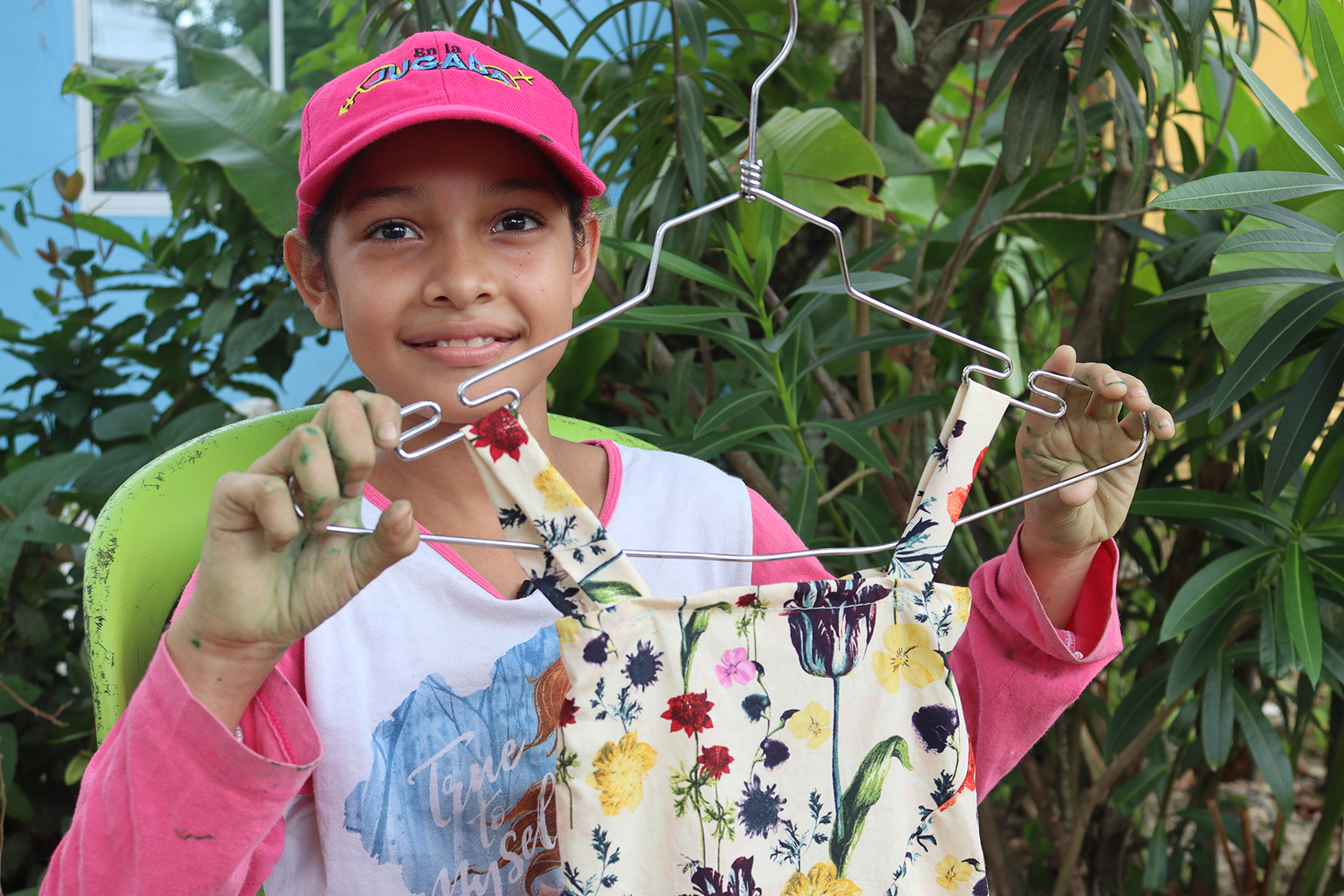 La niña Erleidis Vásquez, migrante oriunda de Maracaibo de solo 11 años de edad nos cuenta “quiero ser modista profesional”