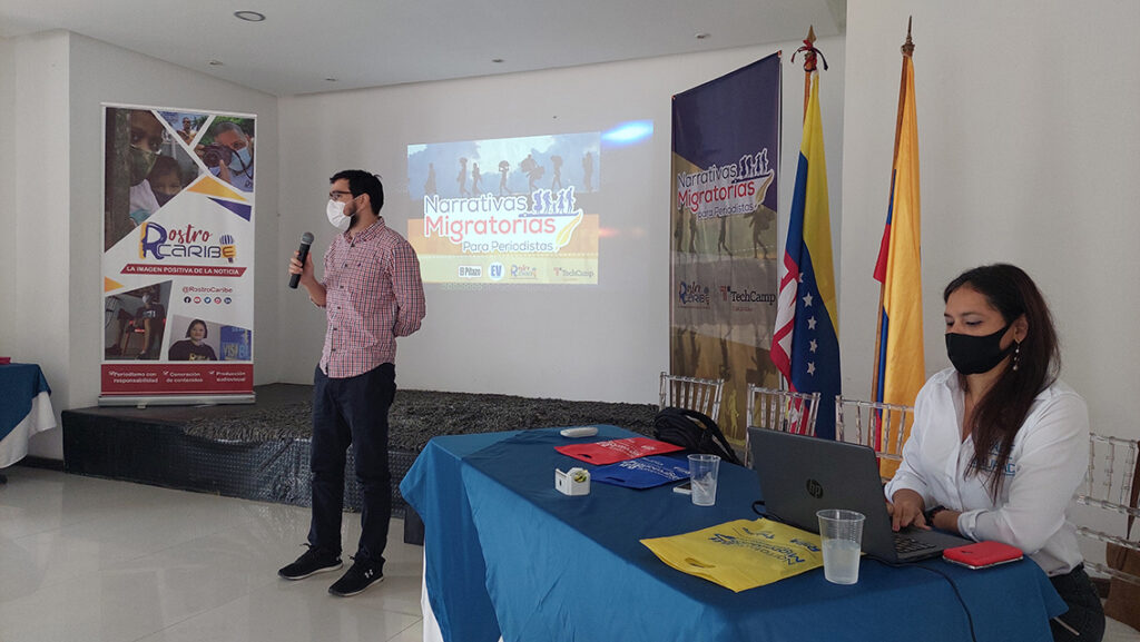 Proyecto Narrativas Migratorias para Periodistas encuentro de comunicadores sociales para aprendizaje sobre la migración en Colombia