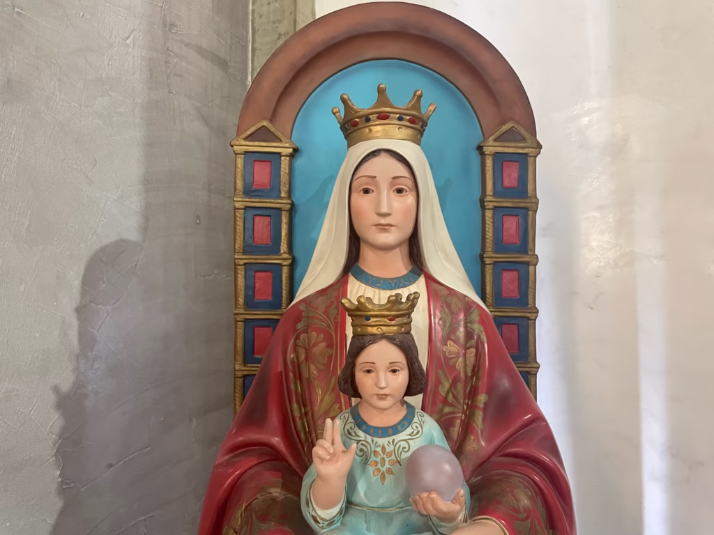 Imagen oficial de la Virgen de Coromoto en el templo de la Virgen del Carmen|Foto: Didivo Urdaneta