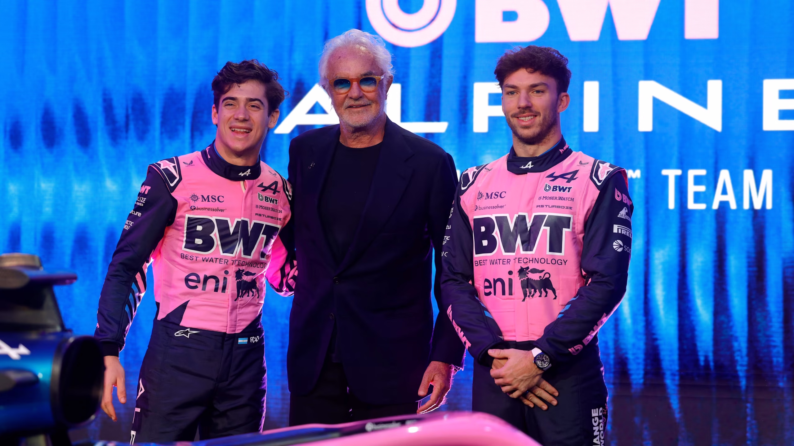 Colapinto, Briatore y Gasly de Alpine F1 Team | f1.com