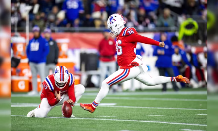 Andy Borregales destaca en su primer año con los Patriots en la NFL