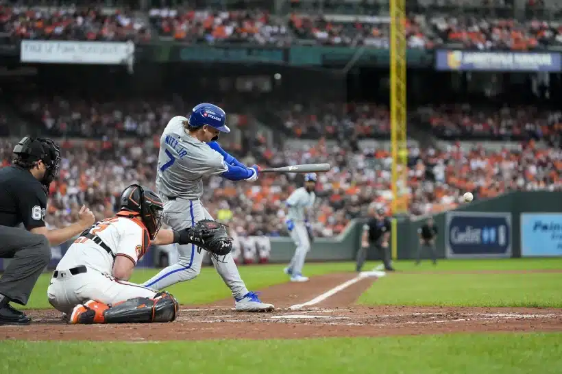 El infielder Bobby Witt Jr. trajo la carrera de la vitoria. Foto: Cortesía MLB.com