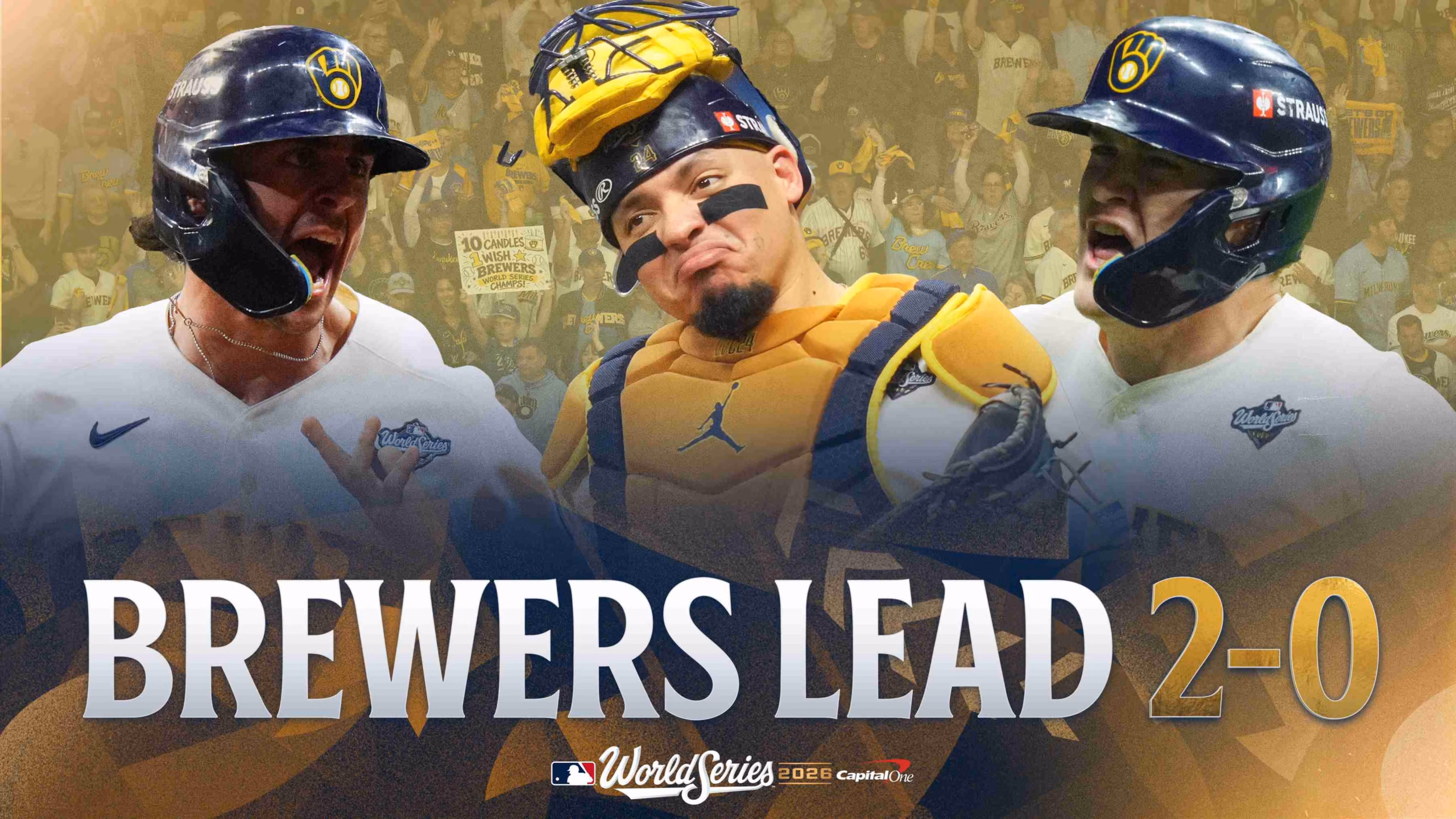 Cerveceros espera regresar a casa con el título | Foto: Cortesía Foto: Cortesía MLB.com