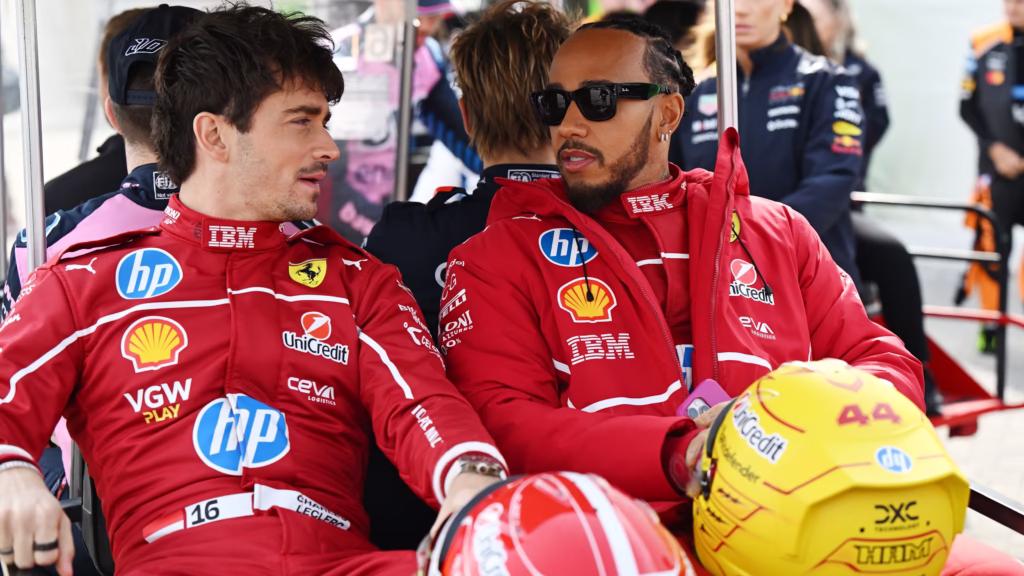 Charles Leclerc y Lewis Hamilton al mando de los SF-26 | Foto: Cortesía f1.com