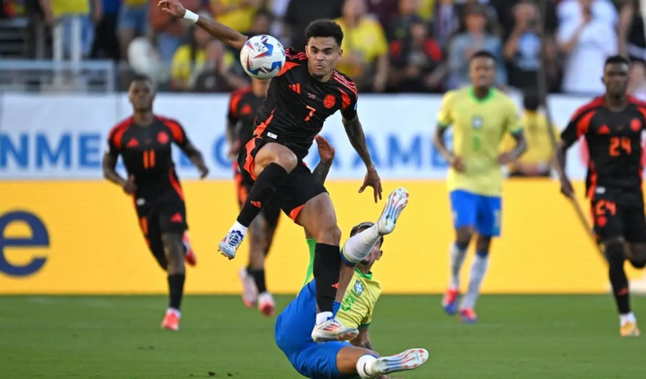 Un intenso duelo entre brasileños y colombianos se vivió en la última jornada del Grupo D. Foto: Cortesía CopaAmérica.com