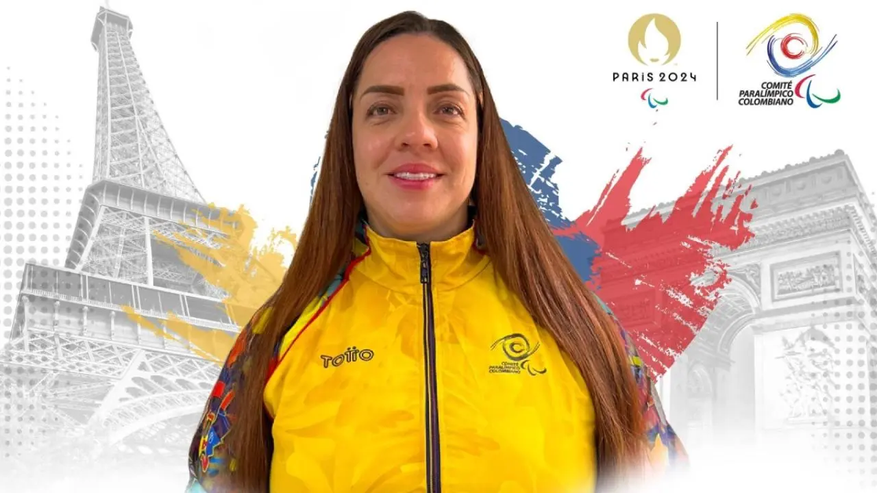 Erika Castaño ganó la segunda medalla de oro para Colombia en los Juegos Paralímpicos París 2024. Foto: Cortesía CPC.