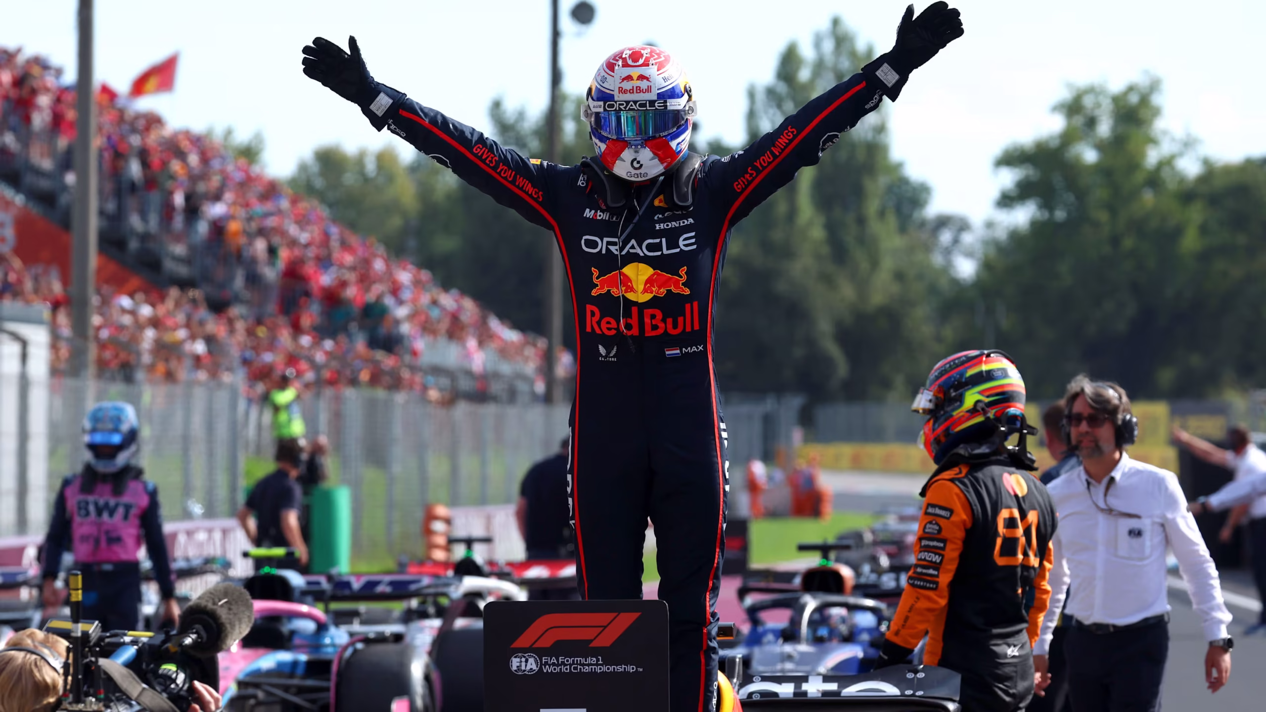 Max Verstappen ganó en Monza con un gran desempaño de punta a punta | Foto: Cortesía F1.com