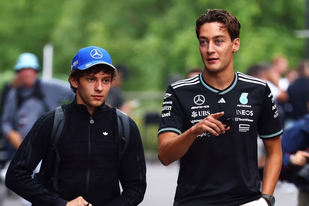 Andrea Kimi Antonelli y George Russell esperan conseguir puntos en el GP de Bélgica | Foto Formula1.com
