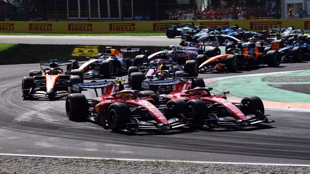 Lewis Hamilton y Charles Leclerc | Foto: Cortesía F1.com