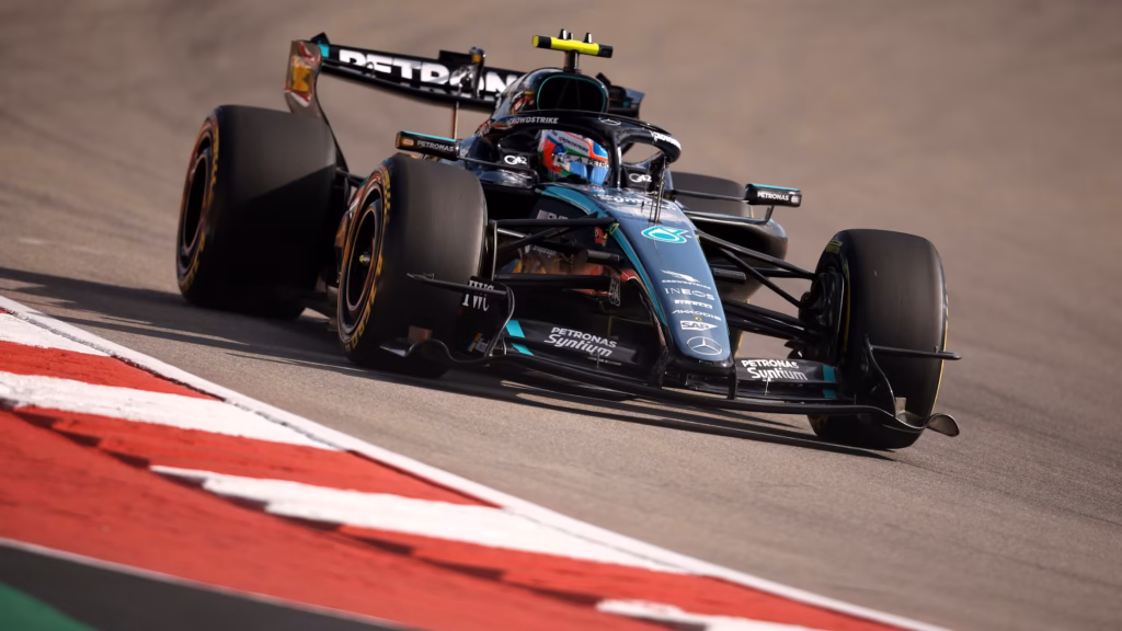 Kimi Antonelli al mando del W17 de Meredes | Foto: Cortesía F1.com