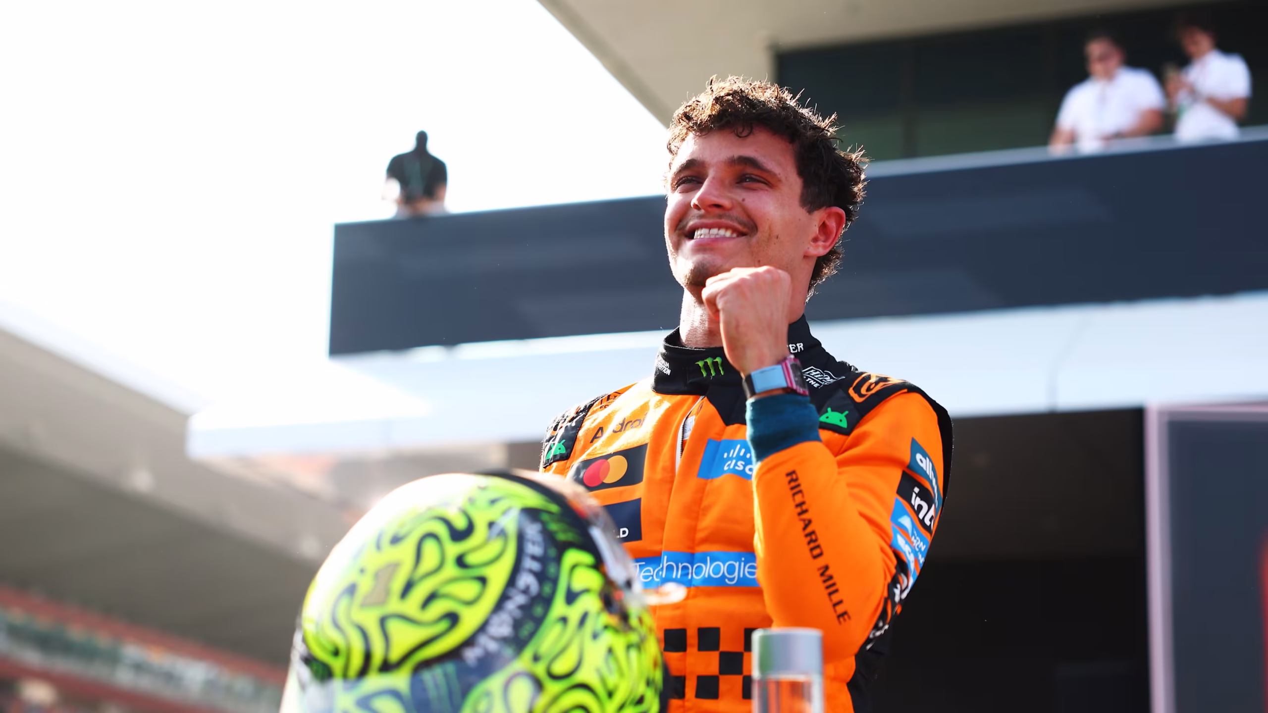Lando Norris ganó en Hungría