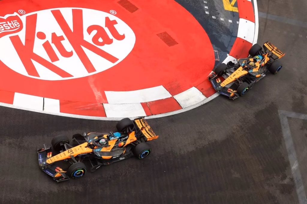 Oscar Piastri y Lando Norris