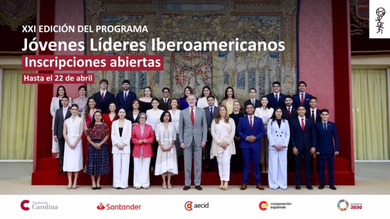Abierta convocatoria 2026 del Programa Jóvenes Líderes Iberoamericanos