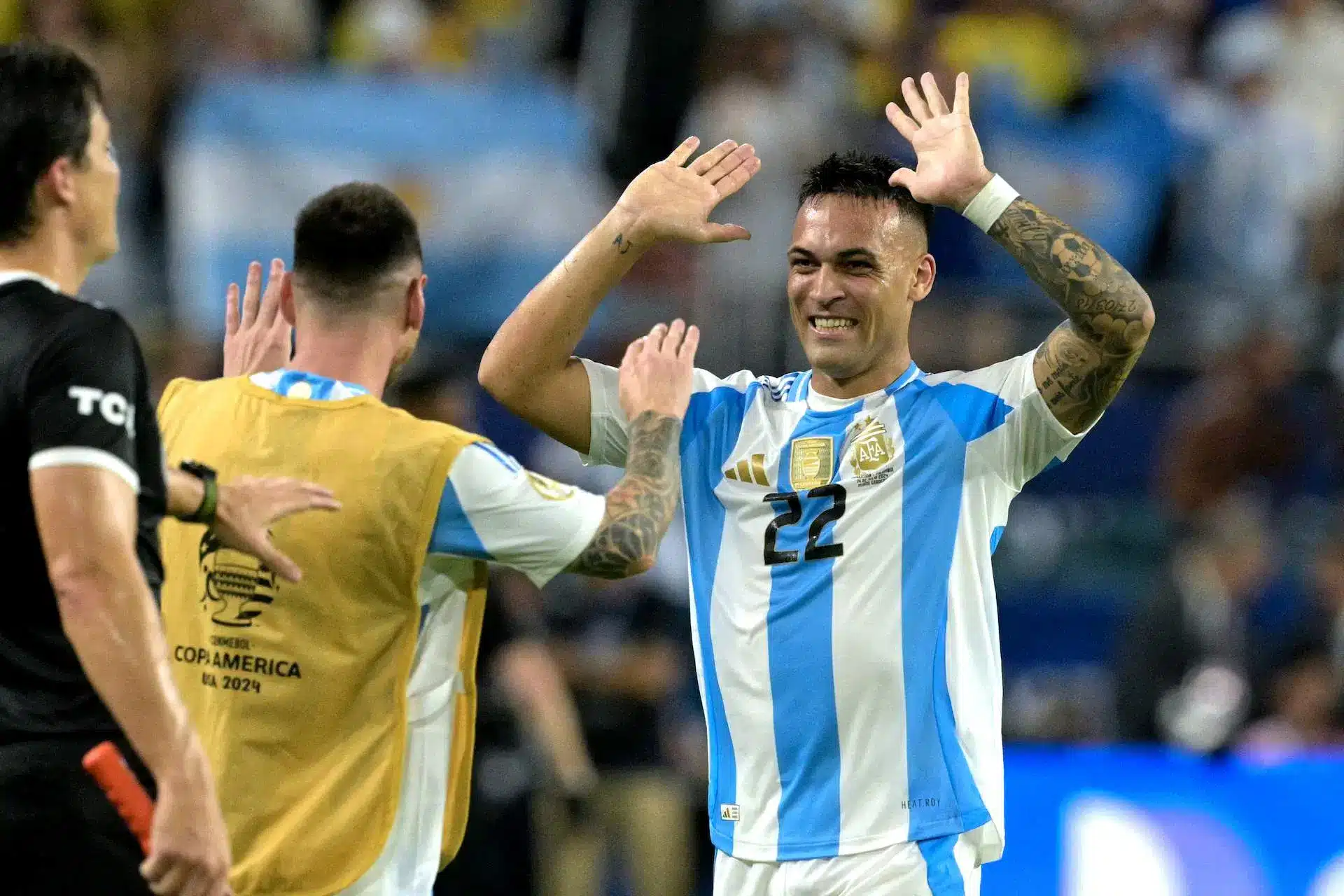 Lautaro Martínez dio el titulo a la Selección Argentina con su quinto gol del torneo