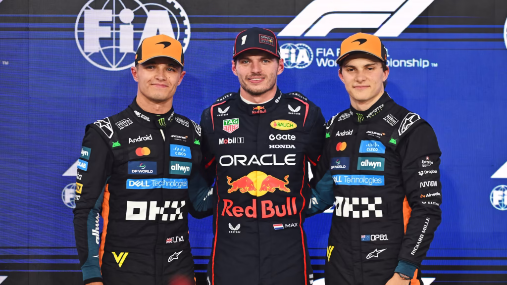 Verstappen en el podio | Foto: Cortesía f1.com