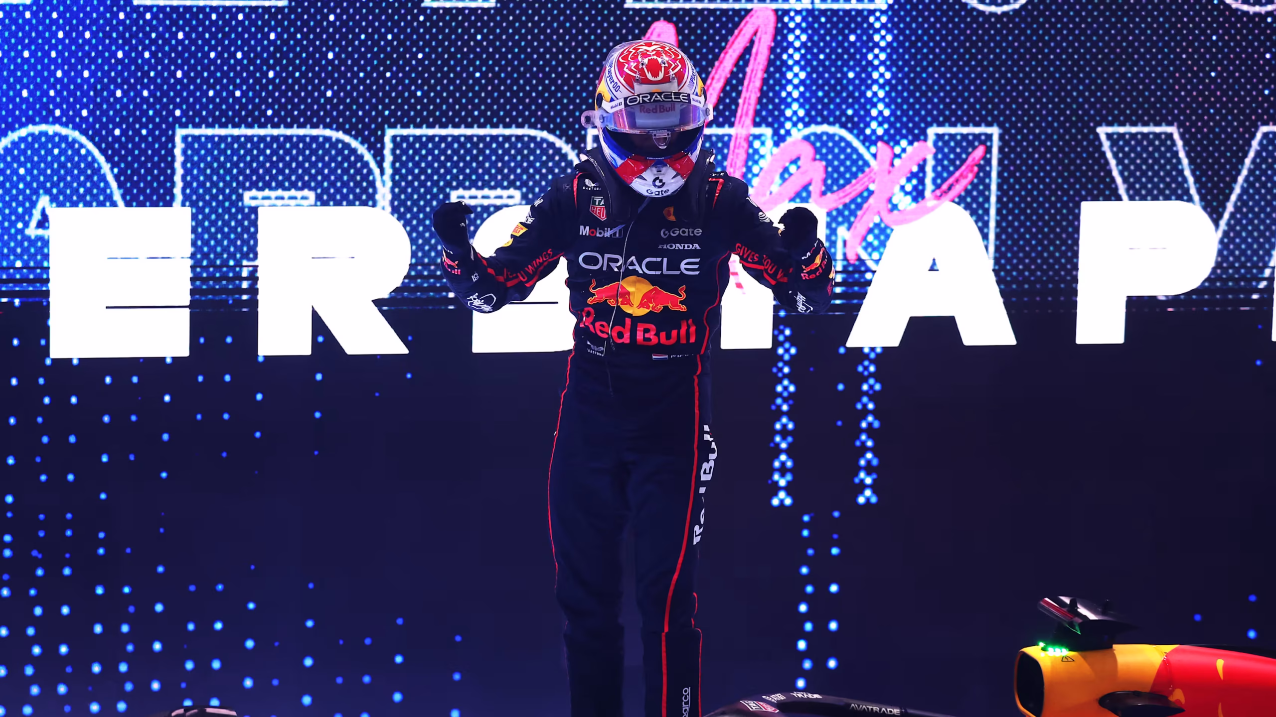 Max Verstappen celebra su septimo triunfo de la campaña | Foto: Cortesía f1.com