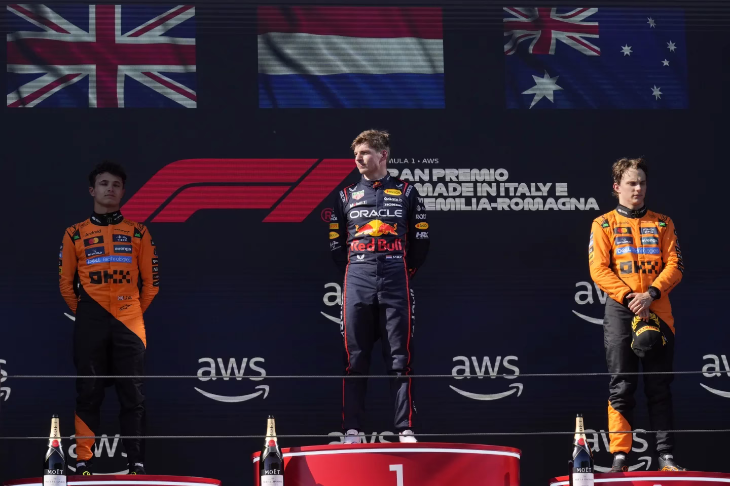 Max Verstappen ganó el GP de la Emilia Romaña.