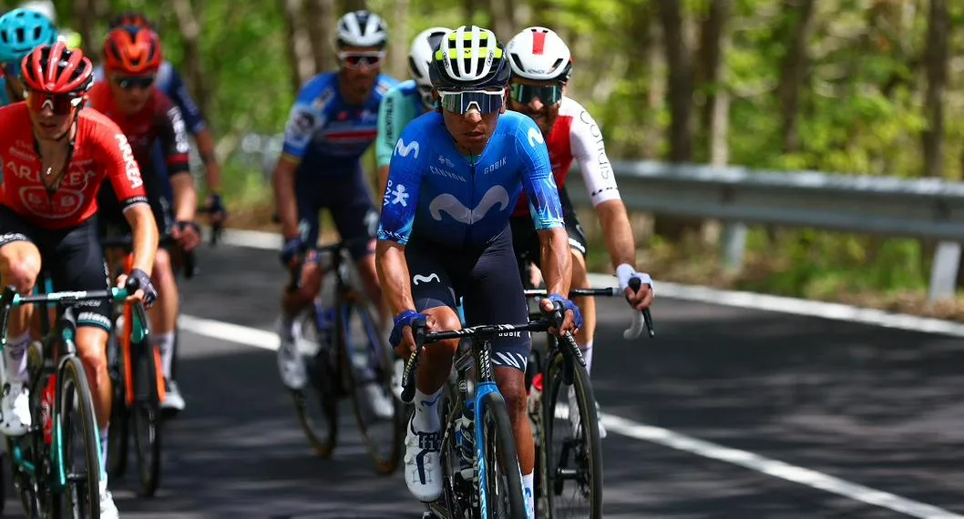 El boyacense Nairo Quintana destacó en la etapa reina del Giro de Italia. Foto: Cortesía Agencia AFP