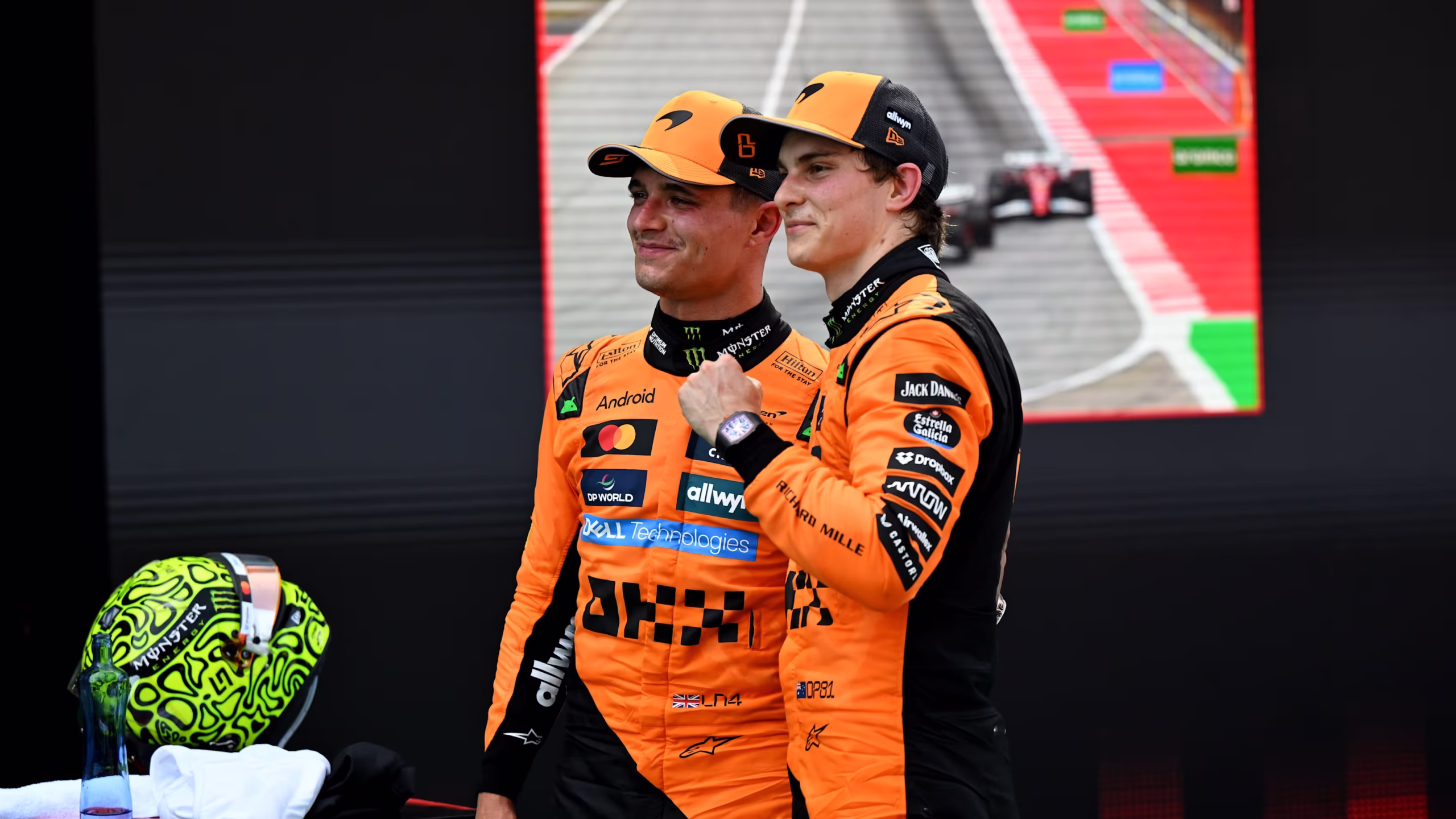 Oscar Piastri y Lando Norris en lucha por el titulo de campeonato de la F1 | Foto F1.com