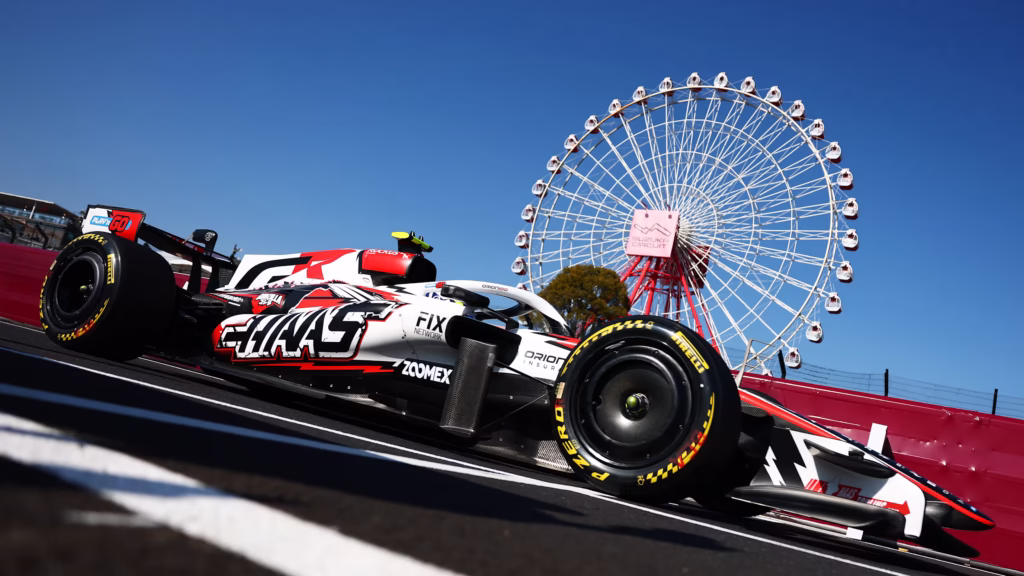 El VF-26 de Haas en Japón | Foto: Cortesía F1.com