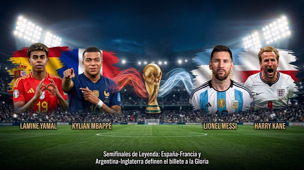 Semifinales con cuatro grandes