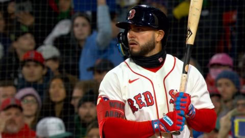 Wilyer Abreu comanda la ofensiva de Boston | Foto: cortesía MLB,.com