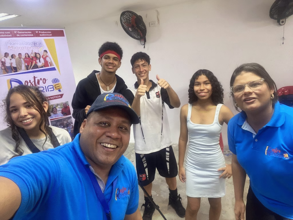 Jóvenes con la campaña contra la ESCNNA